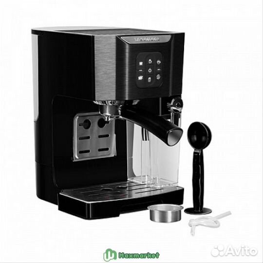 Кофеварка redmond RCM-1511, черный, хром