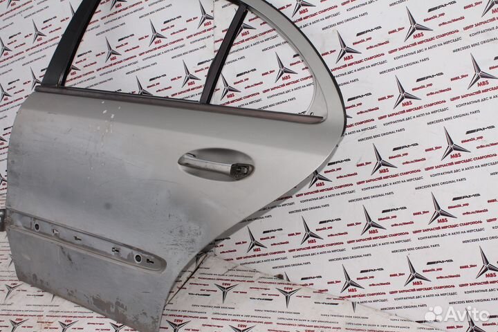 Дверь мерседес w211 задняя левая золотистая