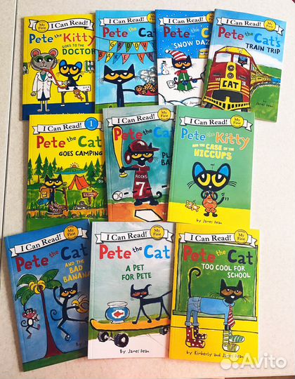 Набор книг на английском Pete the cat (19 книг)