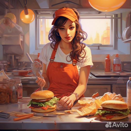 Кассир в бургерную (без опыта)