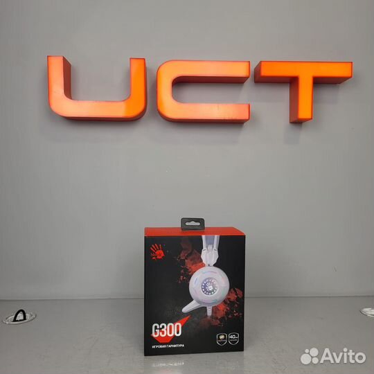 Гарнитура A4tech bloody G300 white (Новая)