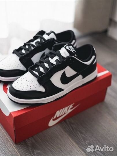 Nike Dunk Low Black/White Оригинал