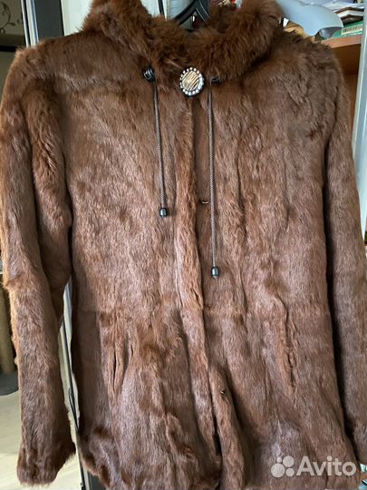 Шубка кроличья, натуральный мех