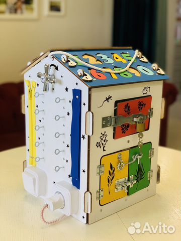 Бизиборд Домик развивающий busymotik