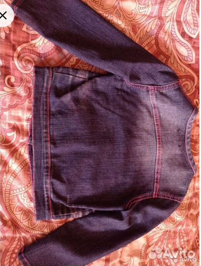 Джинсовая куртка для девочки