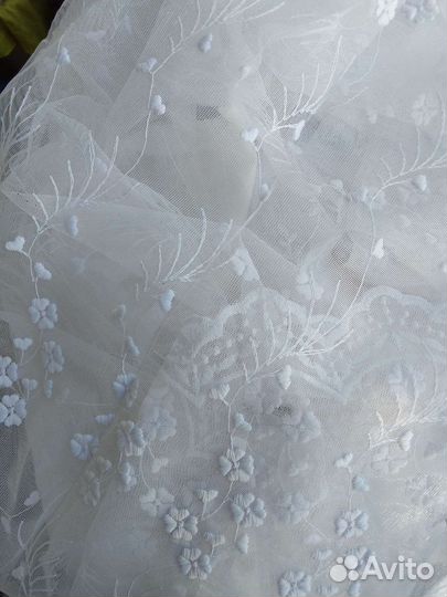 Остатки ткани и тюля