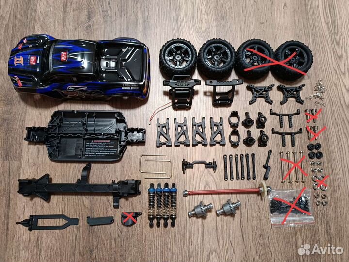 Запчасти для remo hobby 1/16