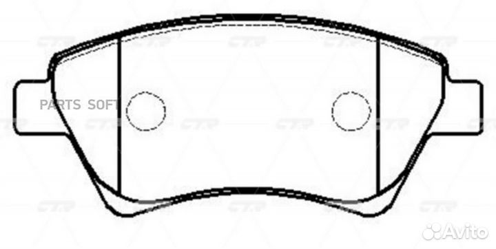 CTR GK0935 (старый номер ckrn-27) Колодки тормозны