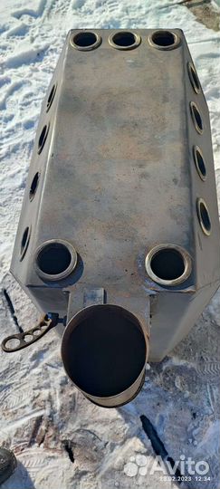 Печь твердотопливная