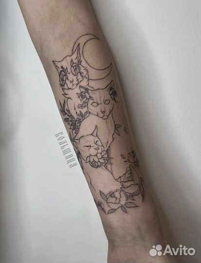 Тату в студии