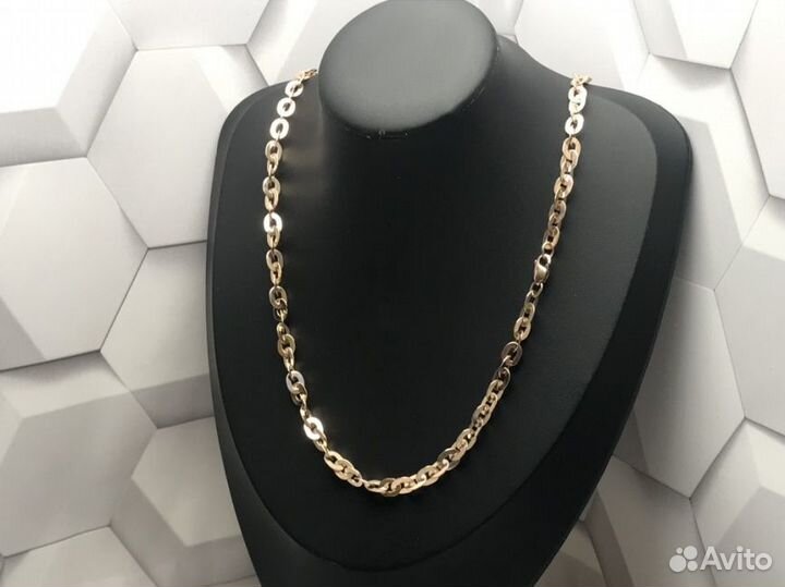 Золотая цепь 585 пробы, массой 24,4 грамма (60см)