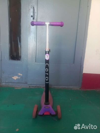 Самокат детский трехколесный Corol