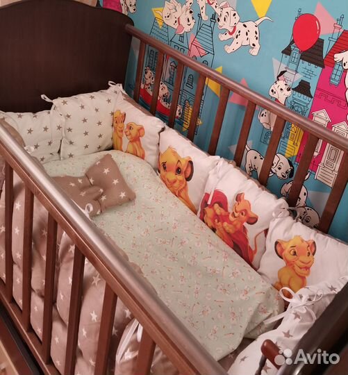 Бортики в детскую кроватку