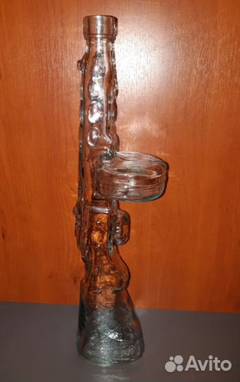 Бутылка стеклянная. Пистолет Пулемёт Шпагина. ппш