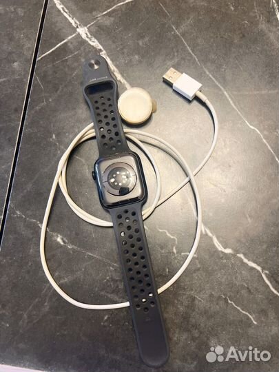 Часы apple watch 7 45 mm черные