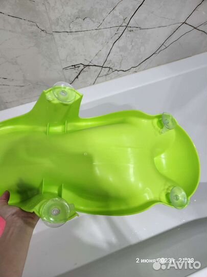 Горка для купания+губка