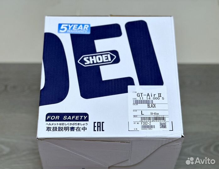 Новый Shoei GT-Air 2 Black (L)