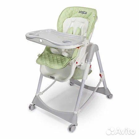 Стул для кормления Babyton Зелено-белый