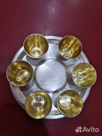 Коньячный набор из мельхиора