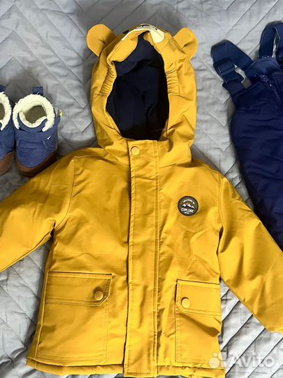 Куртка детская зима baby GO 80размер
