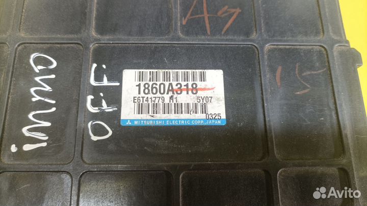 Блок эбу Mitsubishi Lancer 9