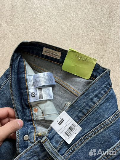 Новые джинсы Levis 514 W35