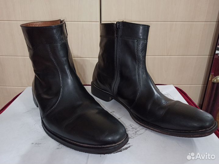 Сапоги кожаные натуральные