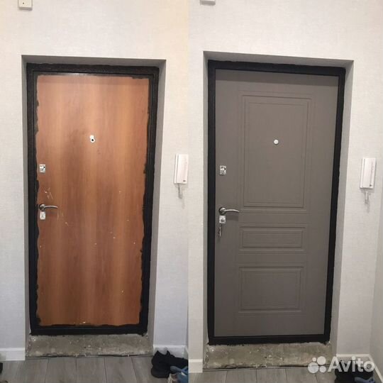 Реставрация и ремонт металлических дверей