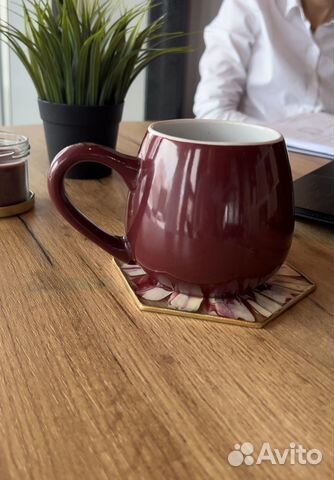 Набор подарочный кружка и подставка подстаканник