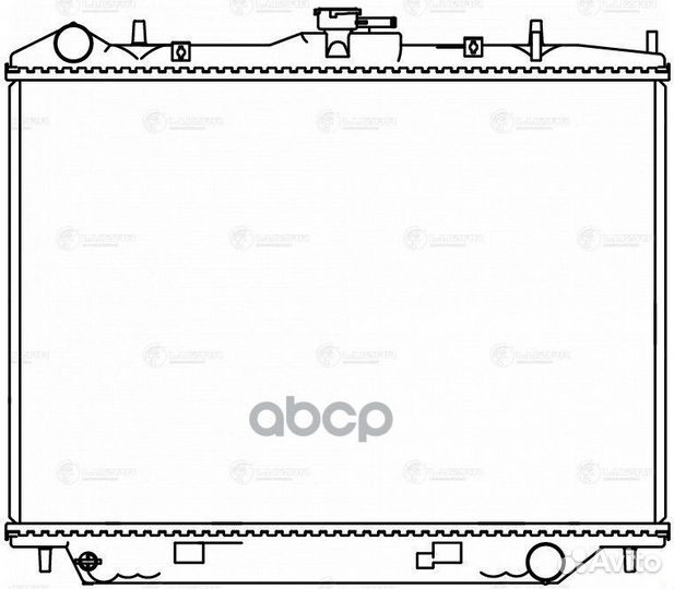 Радиатор алюминиевый luzar Great Wall Hover (05