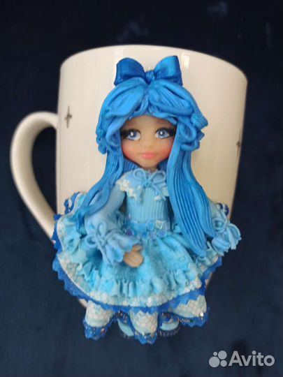 Кружка с декором 