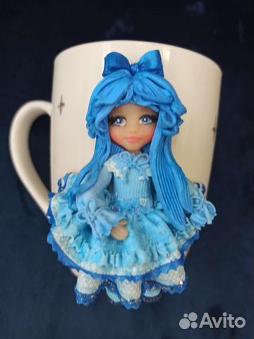 Кружка с декором 