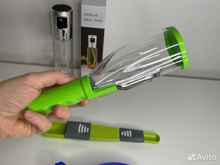Ножеточка распылитель для масла овощечистка набор