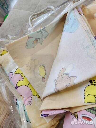 Бортики в кроватку новые