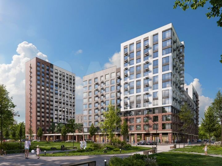 1-к. квартира, 45,5 м², 7/17 эт.