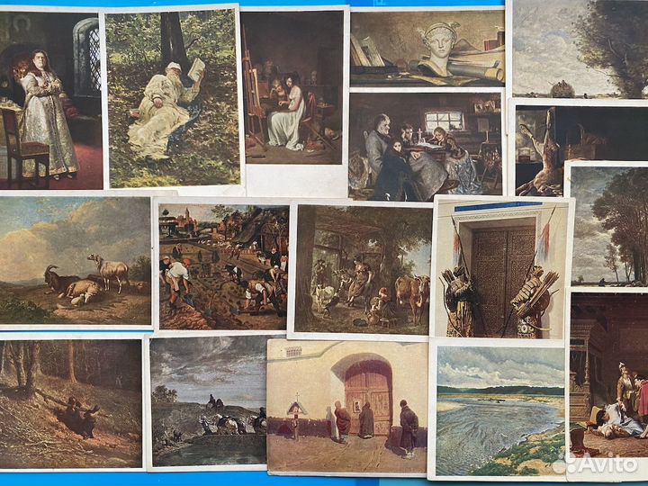 Открытки Начало прошлого века Искусство Вожди