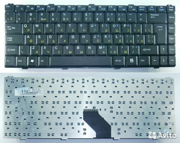 Клавиатура для ноутбука Asus S62J, S96, S96S, S96J