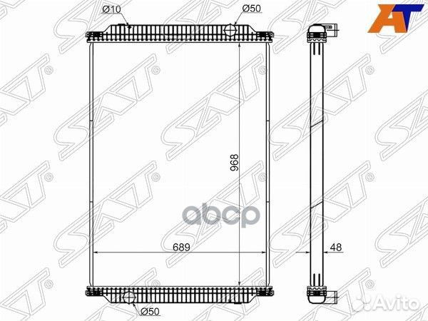 Радиатор RN0011-2 Sat