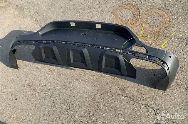 Бампер задний GLC C253 Coupe