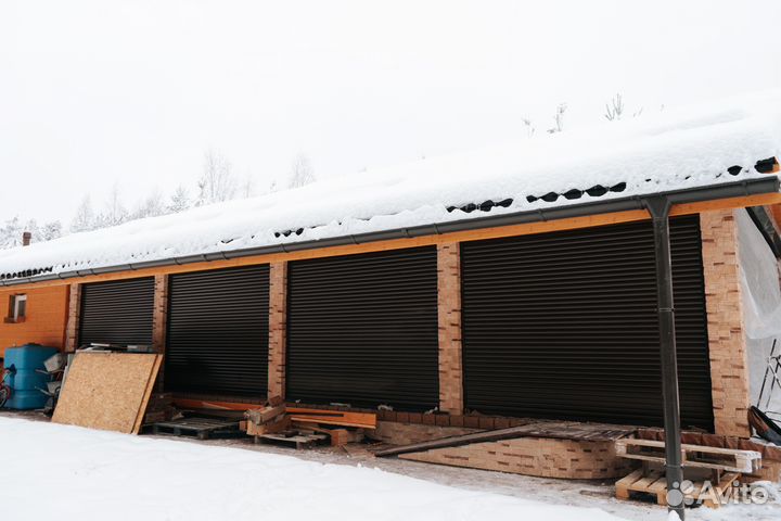 Скоростные рулонные ворота антивандальные