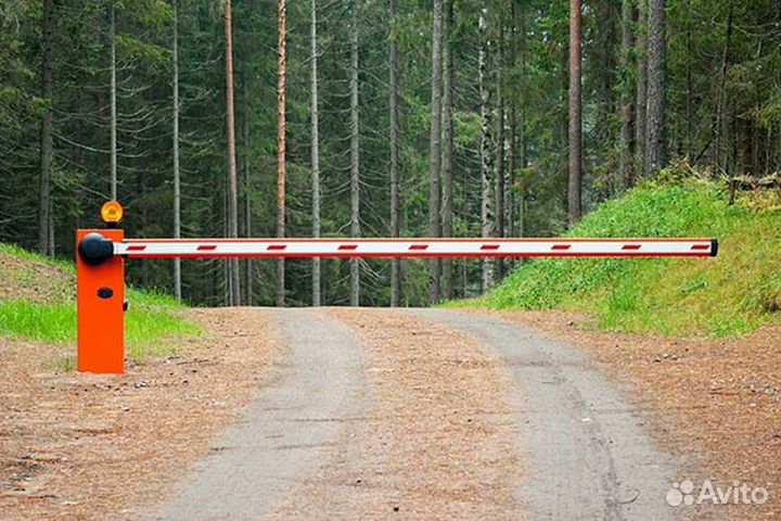 Шлагбаум под ключ