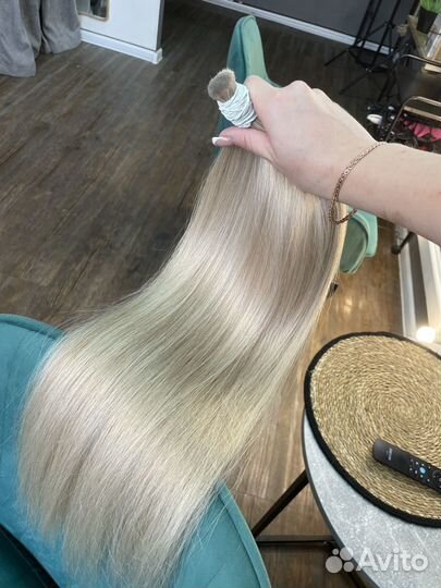 Волосы для наращивания блонд