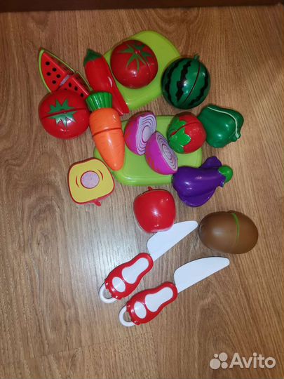 Фрукты и овощи на липучке