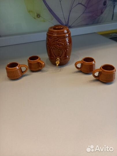 Набор пивной бочонок сувенир