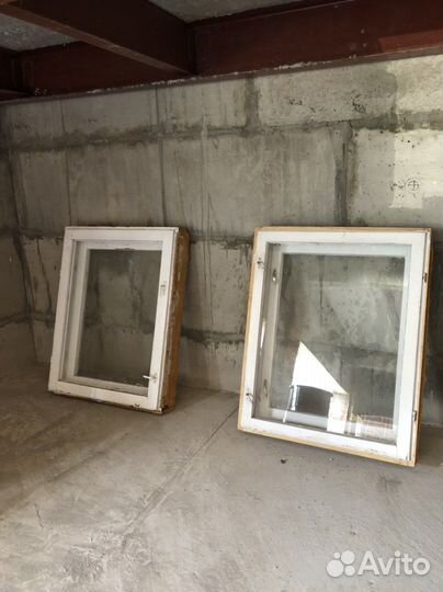 Оконный блок деревянный