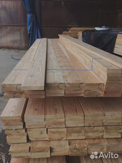 Шлифованные доски лиственницы 30x170 мм, для краси