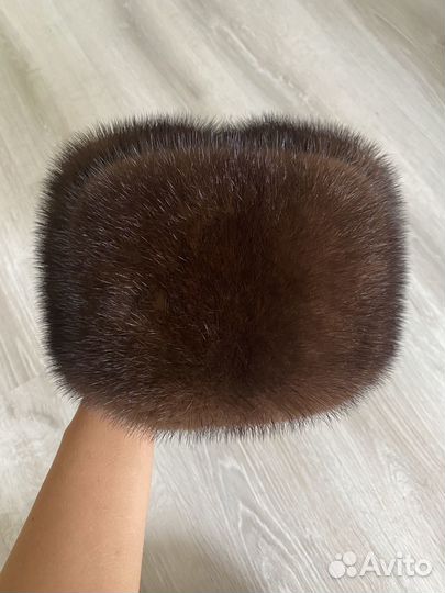 Шапка норковая новая