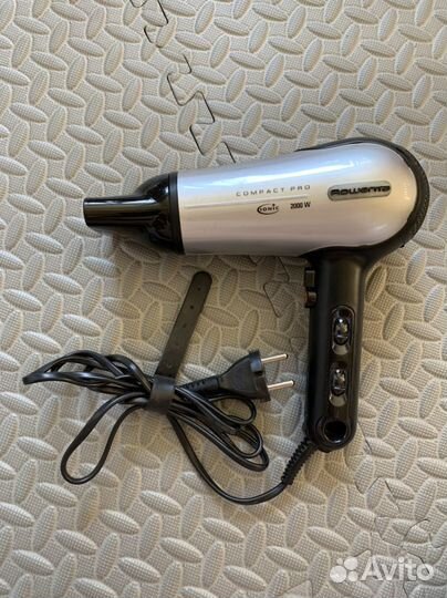 Фен rowenta с диффузером compact pro ionic 2000w