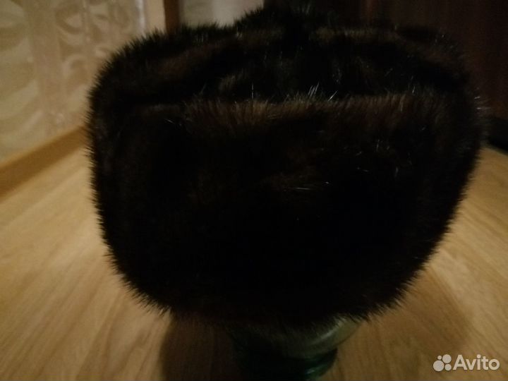 Мужская норковая шапка р.56-57 СССР