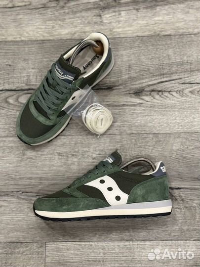 Кроссовки Saucony jazz original olive мужские